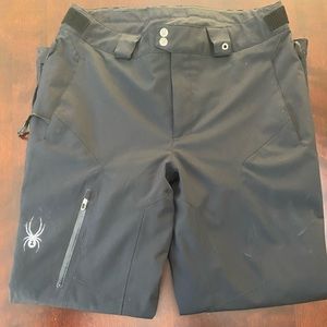 Black Spyder Snow Pant- Mens Medium Regular